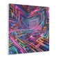 Neon Liminiscence Trippy infity Pattern 1/4" Glossy Acrylic Art