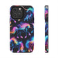 'Neon Mirage of Unicorns' NEON Unicorns Tough Phone Case