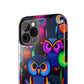 Neon Gloowls. NEON Owls Tough Phone Case