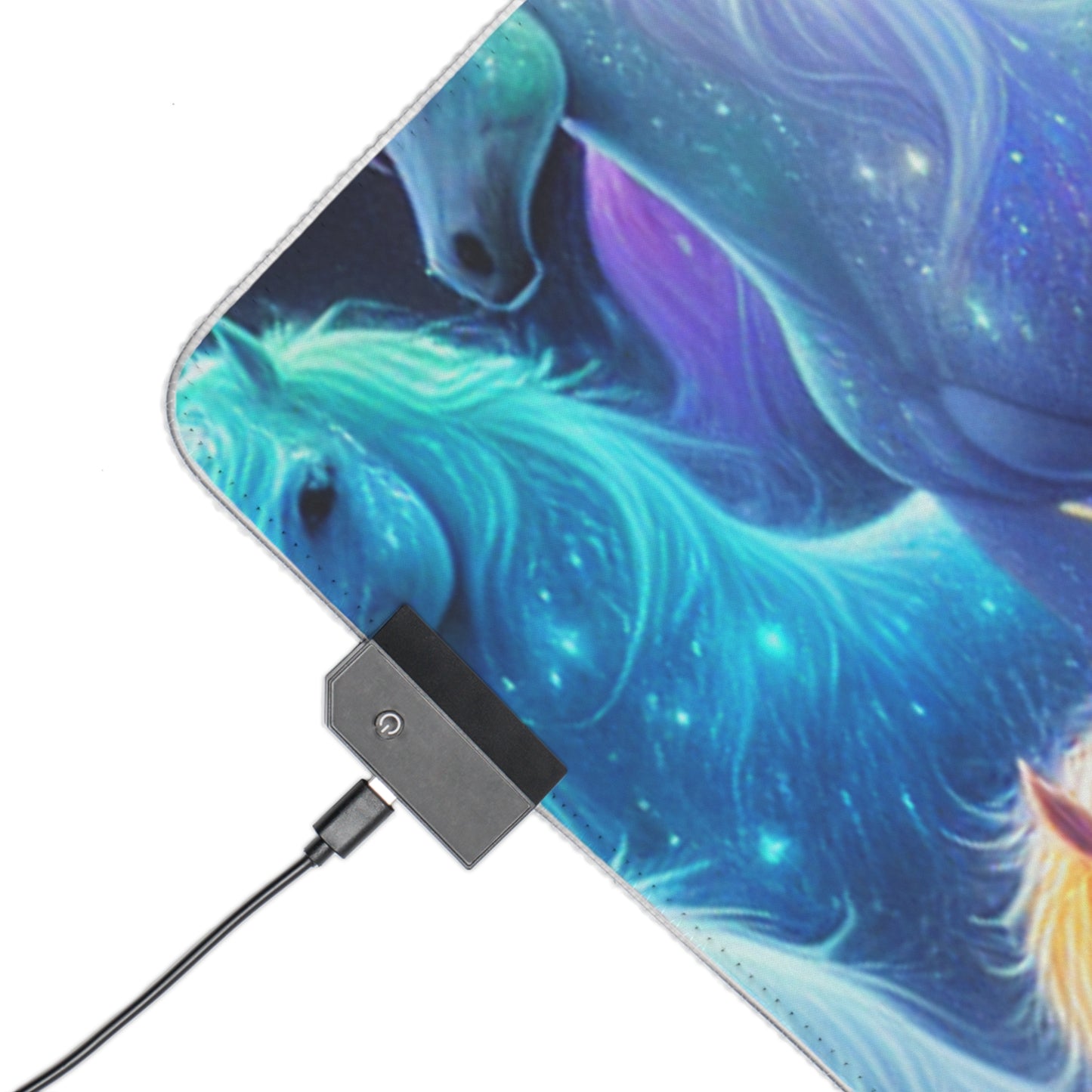 Neon Unicorn Dreamscape. NEON Unicorns LED Mousepad