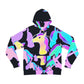 "Unicorns Under the Neon Moon" - Unicorns AOP Hoodie