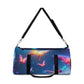 Neon Flutterby Fantasy - Neon Butterflies Duffle Bag