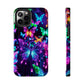 "Vibrance in Flight" NEON Butterflies Tough Phone Case