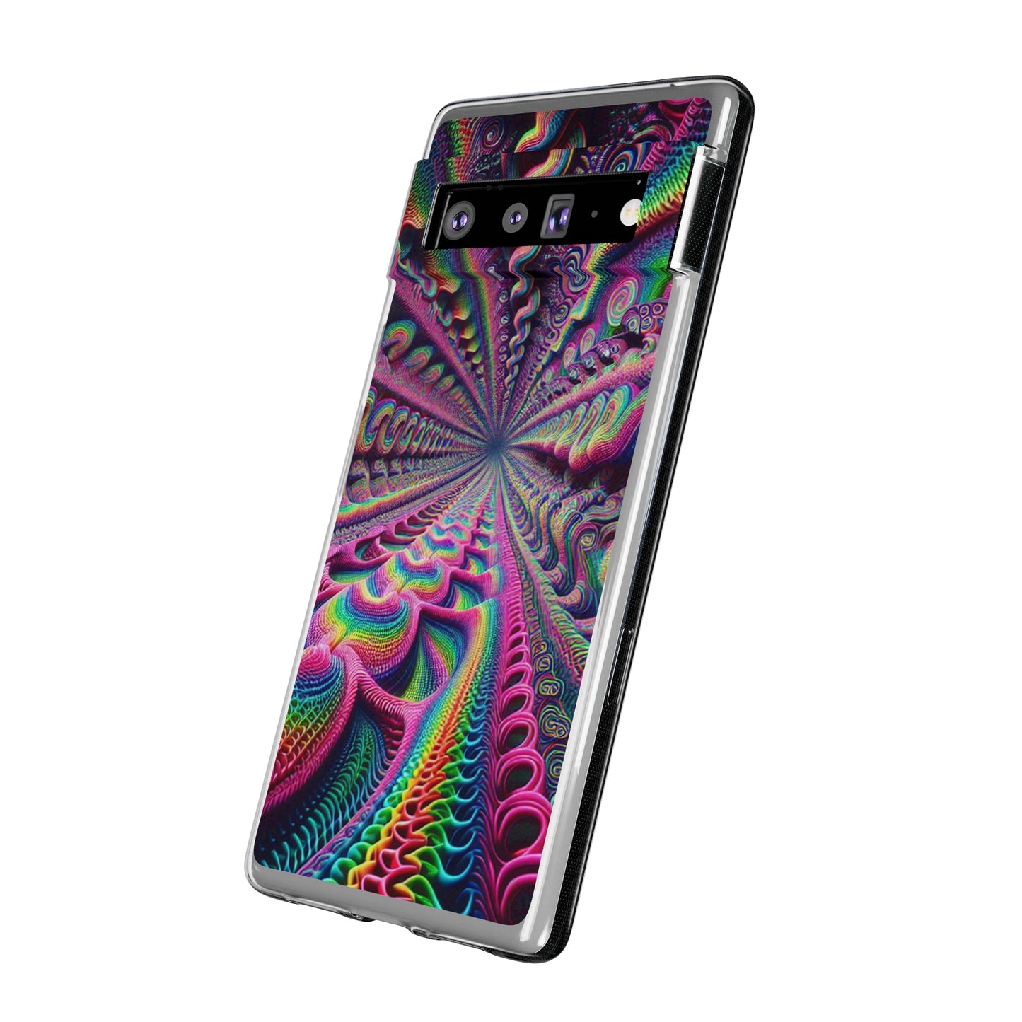 VibrancyInfiniteNeonacopia Infinity Patterns Art Polycarbonate Phone Case