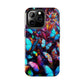 "Illuminated Flight" NEON Butterflies Tough Phone Case