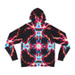 "Neon Infinity Fractal Symphony" -Trippy Infinity Patterns AOP Hoodie