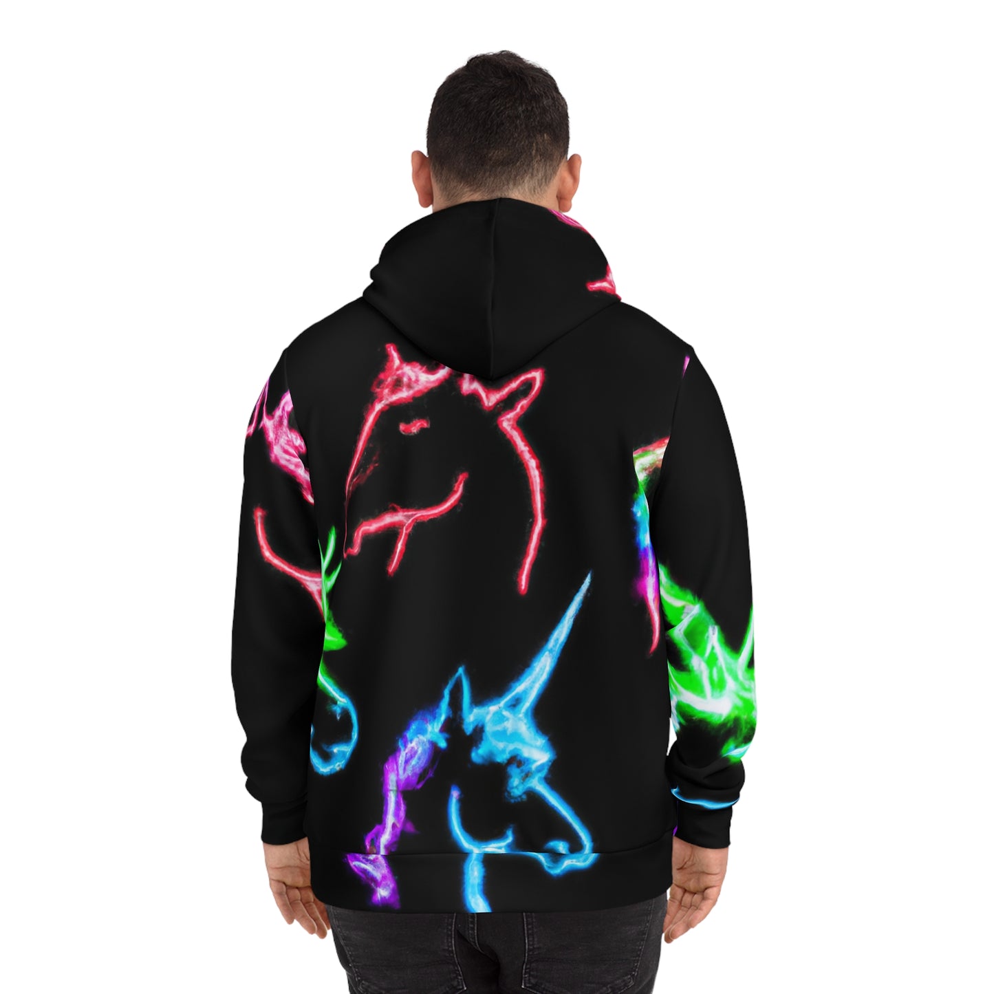 "Prismatic Splendor" - Unicorns AOP Hoodie