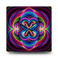 Infinite Neon Vortex. Infinity Patterns Art Acrylic Clock