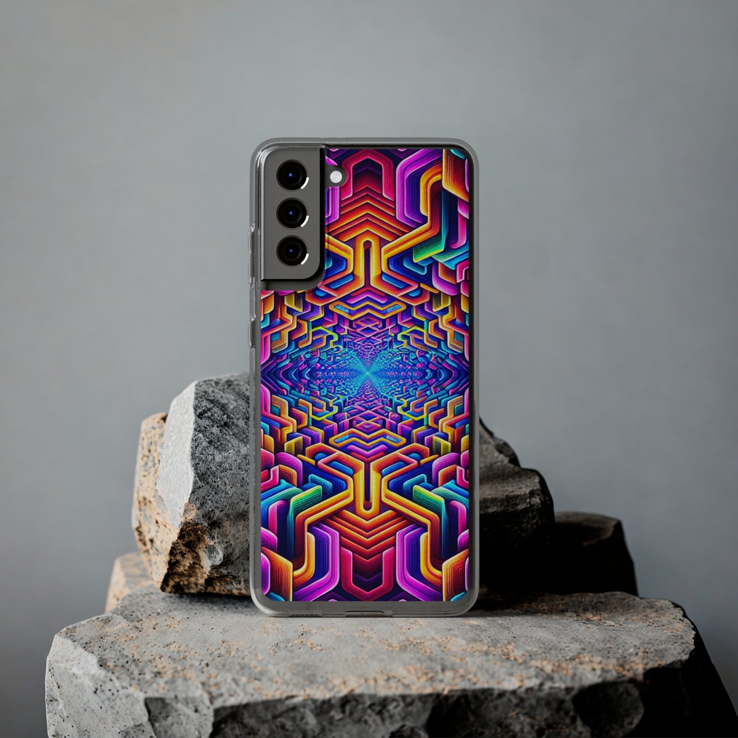 Vibrant Trippin' Infinity Infinity Patterns Art Polycarbonate Phone Case