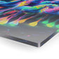 Cosmic Chromatic Unicorns. NEON Unocrons Art 1/4" Glossy Acrylic Art