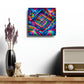 VibranInfiniteCanvas Infinity Patterns Art Acrylic Clock