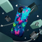 Vivid Glinting Neon Butterflies Neon Butterflies Premium Art Magsafe Magnet Tough IPhone 13 14 15 Pro Plus Max and Mini in Matte and Glossy Phone cases