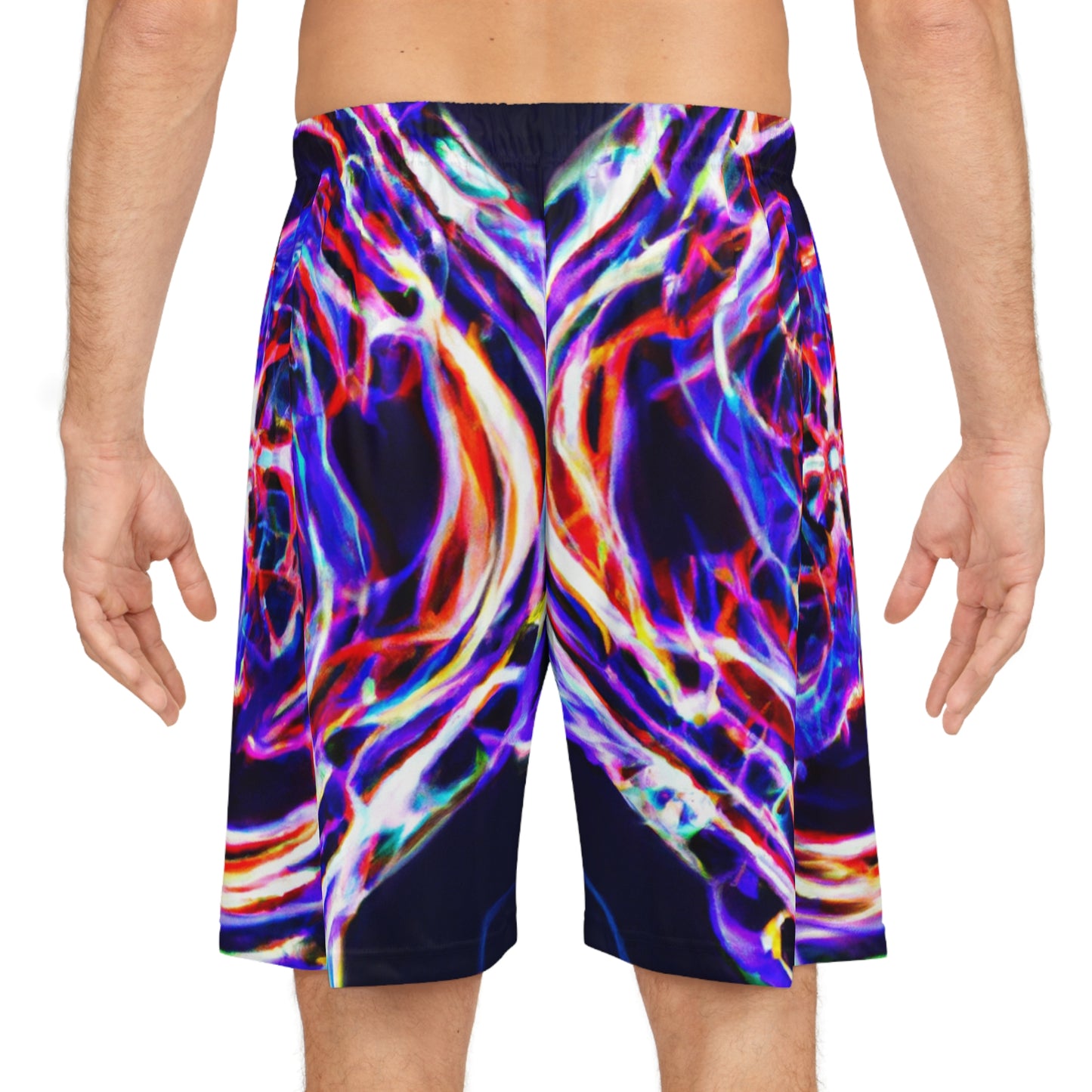 Niccolo di Assisi - Trippy Infinity Patterns Rave Shorts