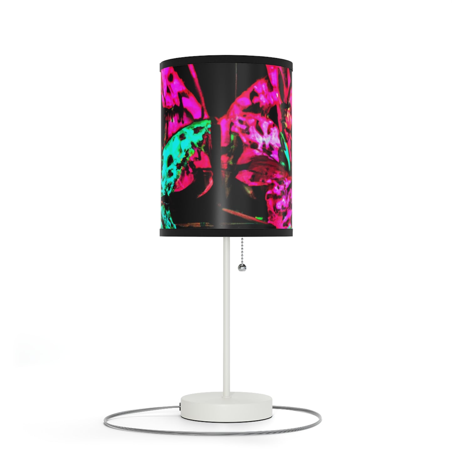 "Galactic Glooms: A Neon Butterfly Parade" - NEON Butterflies Colored Lamp