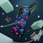 Neon Fruition Neon Butterflies and Mushrooms Premium Art Magsafe Magnet Tough IPhone 13 14 15 Pro Plus Max and Mini in Matte and Glossy Phone cases