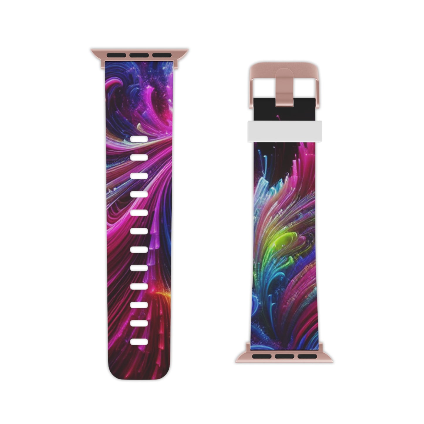 , and robots

"E-Robotic Vibescapes" - Trippy Infinity Patterns Iwatch Band