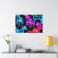 Neon Unicorn Fantasia NEON Unicorns Art Canvas