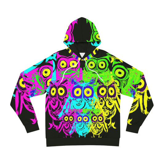 Neon Night Owls. - NEON Owls AOP Hoodie