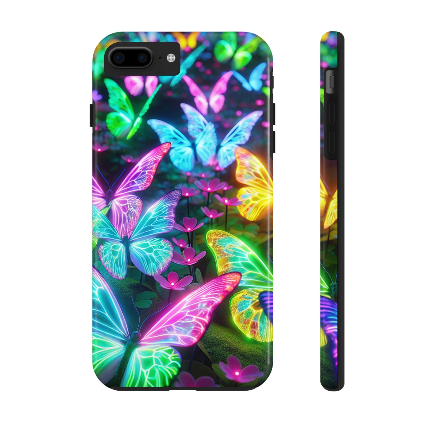Neon Butterfly Dreamscape. NEON Butterflies Tough Phone Case