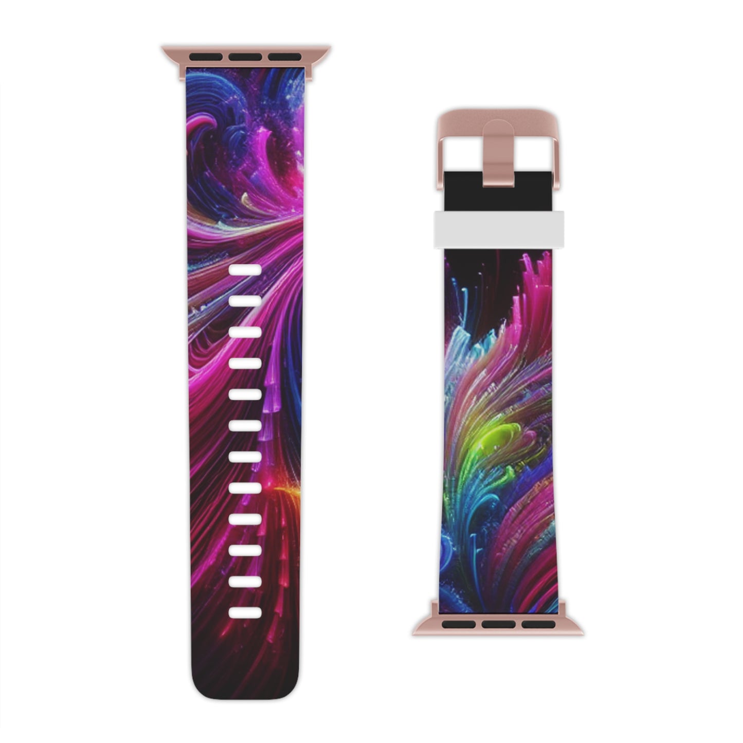 , and robots

"E-Robotic Vibescapes" - Trippy Infinity Patterns Iwatch Band