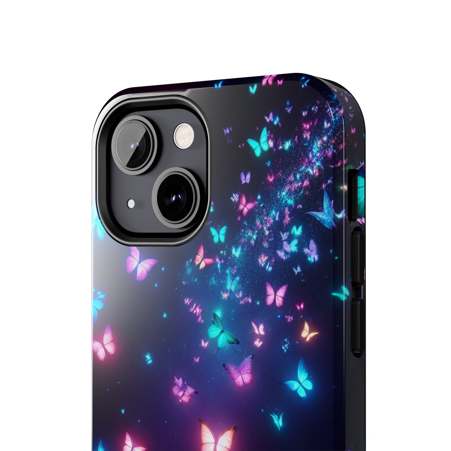 'The Illuminated Flutterflies' NEON Butterflies Tough Phone Case