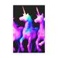 Neon Unicorn Party. NEON Unicorns Art Canvas
