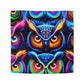 Giovanni da Cresta - NEON Owls Microfiber Duvet Cover