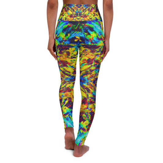 "Everlasting Neon Reflection" - Trippy Infinity Patterns Leggings
