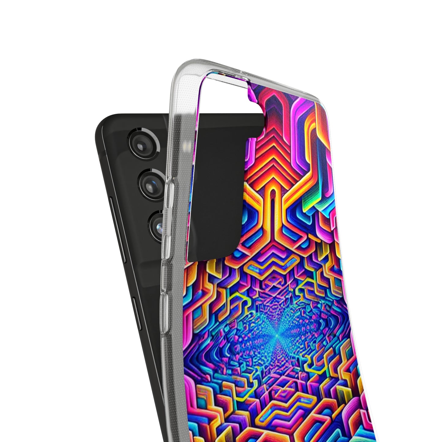 Vibrant Trippin' Infinity Infinity Patterns Art Polycarbonate Phone Case