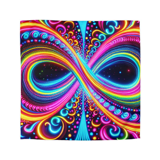Michelangelo di Allegro - Trippy Infinty Patterns Microfiber Duvet Cover