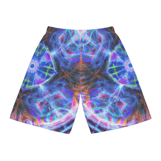 Ludwig von Schmidt - Trippy Infinity Patterns Rave Shorts