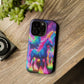 Neon Unicorn Congregation Neon Unicorns Premium Art Magsafe Magnet Tough IPhone 13 14 15 Pro Plus Max and Mini in Matte and Glossy Phone cases
