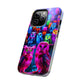 Neon Night Hootenanny. NEON Owls Tough Phone Case