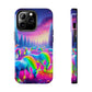 Neon Mystic Unicorns. NEON Unicorns Tough Phone Case