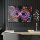 Galactic Luminosity Fractalization Trippy infity Pattern 1/4" Glossy Acrylic Art