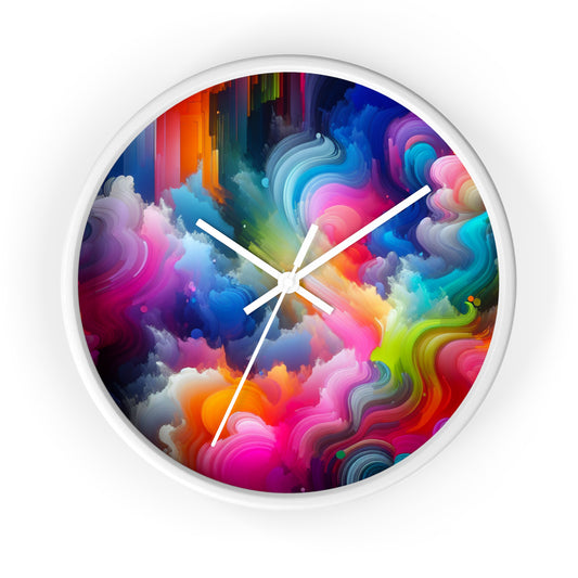Almeda Grumerebo. - Trippy Infinity Patterns Wall Clock
