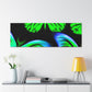 "Neon Dreamweavers". Neon Butterflies  Art Canvas
