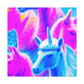 Neon Unicorn Dreamscape NEON Unicorns Art Canvas