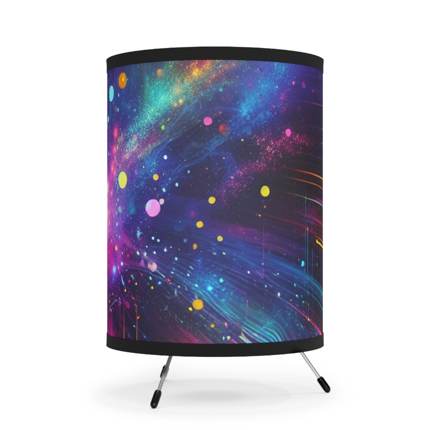 Giovanni di Cremona - Trippy Infity Patterns Art Tripod Lamp