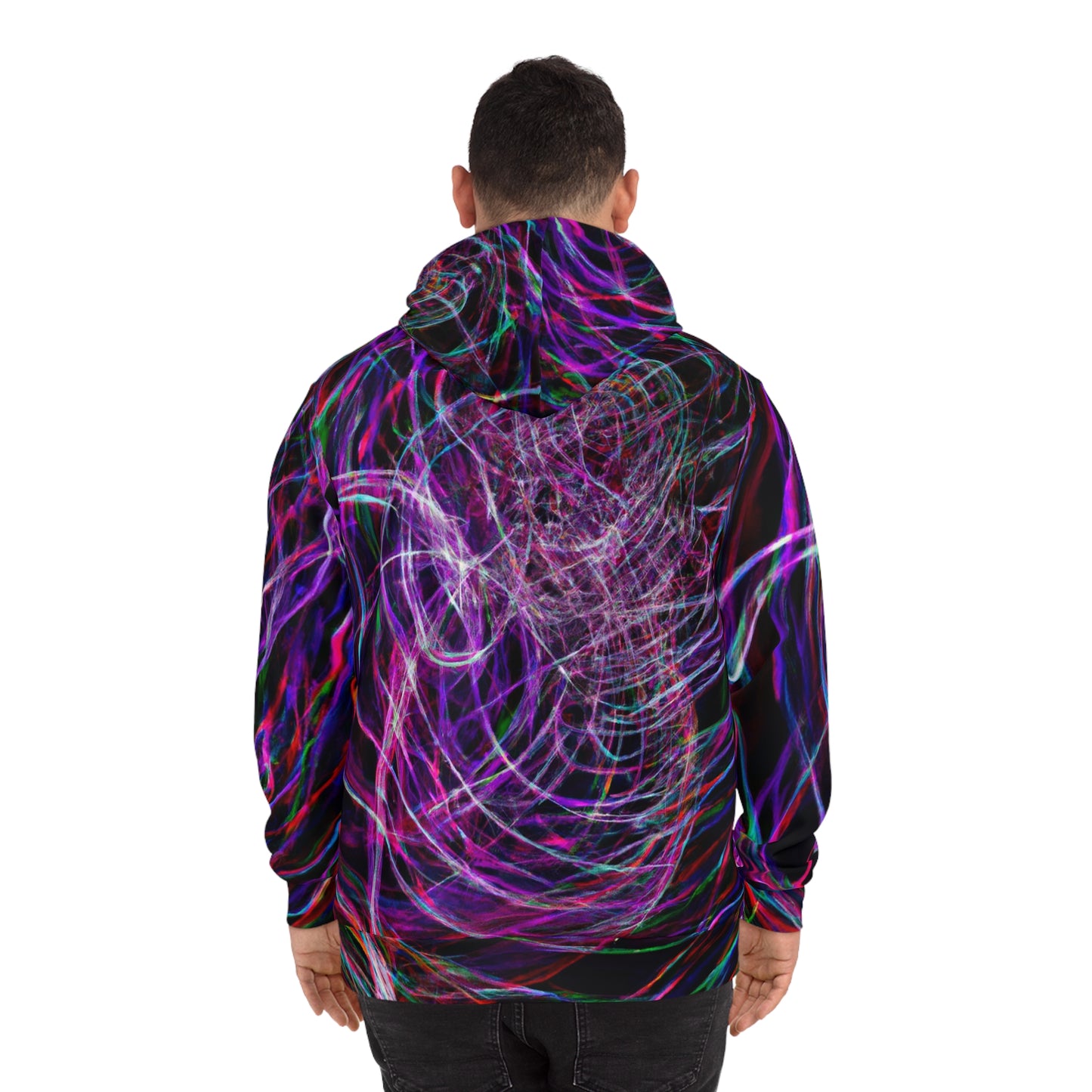 Neon EverAfter. -Trippy Infinity Patterns AOP Hoodie