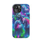 Vivid Dreamscape of Neon Unicorns Neon Unicorns Premium Art Magsafe Magnet Tough IPhone 13 14 15 Pro Plus Max and Mini in Matte and Glossy Phone cases