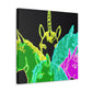 Neon Magicode Unicorns NEON Unicorns Art Canvas