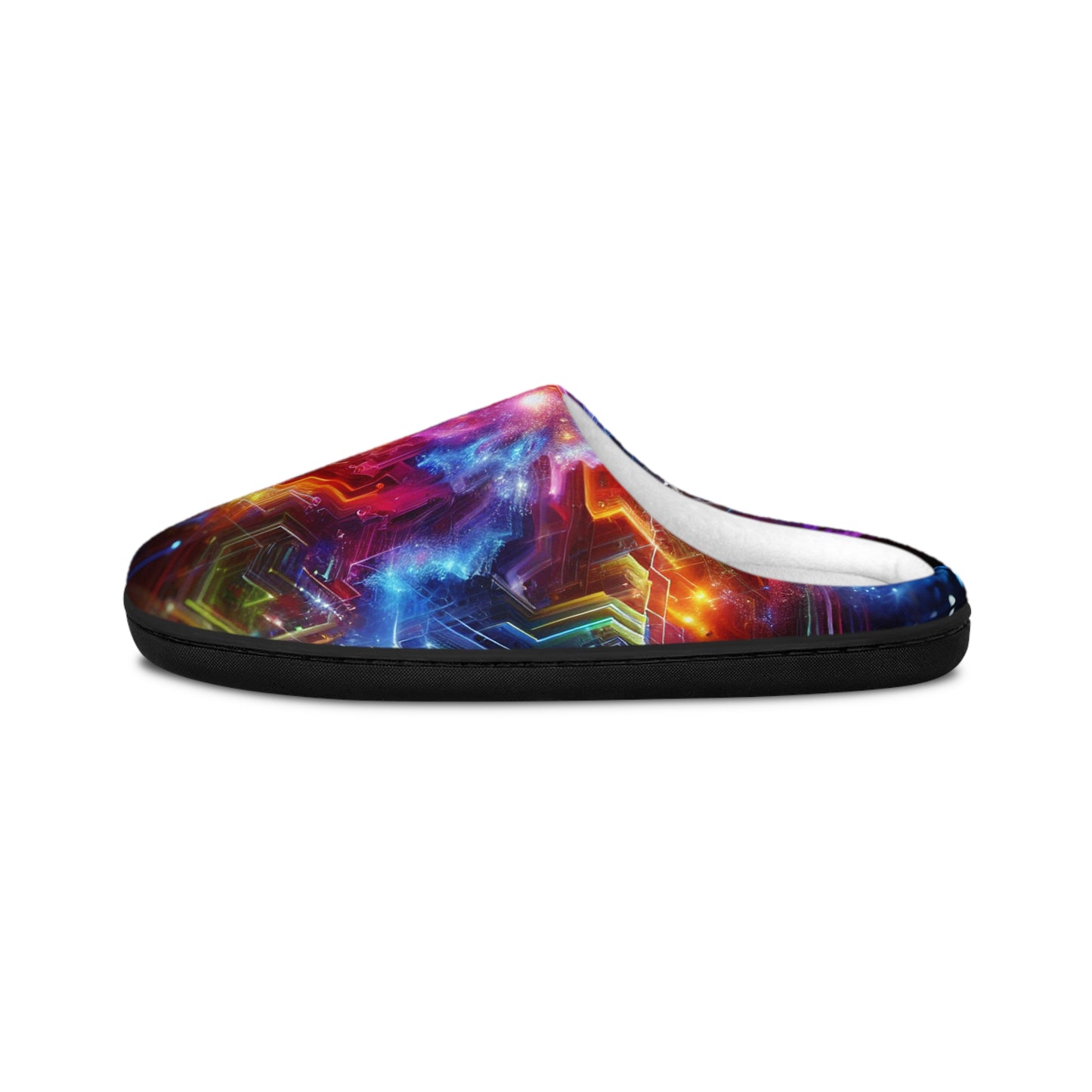 Benedetto Raffaello - Trippy Infity Patterns Men's Indoor Slippers