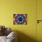 Electric Dreamscape. Trippy Infinity Patterns Acrylic Art Panel