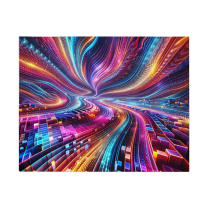NeonInfinityVibe. - Neon Trippy Infinity Patterns Puzzle 30, 110, 252, and 1000 Pieces