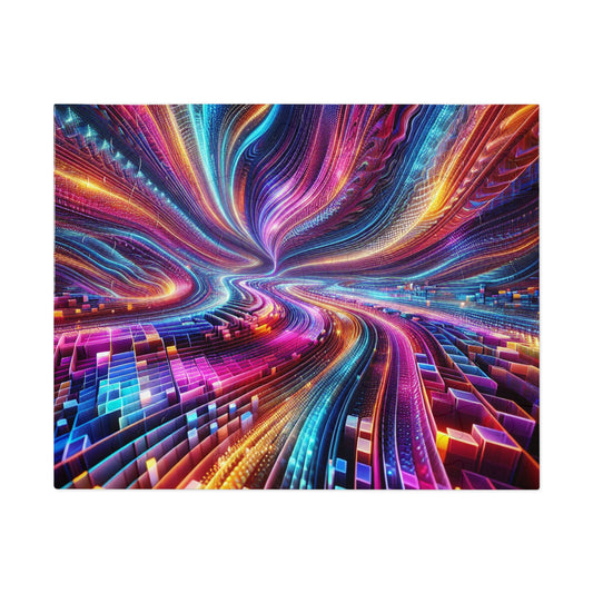 NeonInfinityVibe. - Neon Trippy Infinity Patterns Puzzle 30, 110, 252, and 1000 Pieces