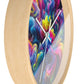 Leonarda Fontana - Trippy Infinity Patterns Wall Clock