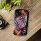 Cosmic Chromatic Mirage. Neon Trippy Infinity Patterns Premium Art Magsafe Magnet Tough IPhone 13 14 15 Pro Plus Max and Mini in Matte and Glossy Phone cases