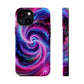 Infinite Neon Horizon Neon Trippy Infinity Patterns Premium Art Magsafe Magnet Tough IPhone 13 14 15 Pro Plus Max and Mini in Matte and Glossy Phone cases