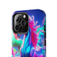 "Rainbow Dreams in Neon" NEON Unicorns Tough Phone Case